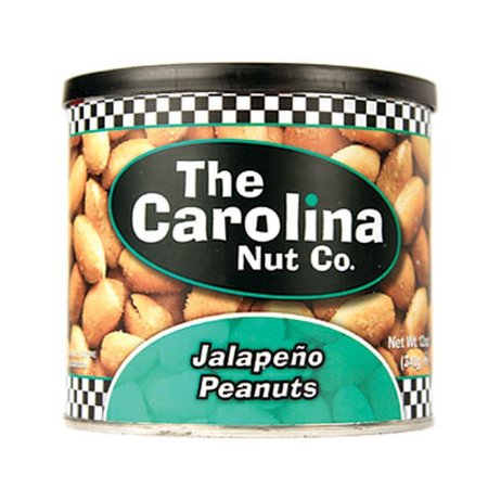 THE CAROLINA NUT CO The  Jalapeno Peanuts 12 oz Can 11045
